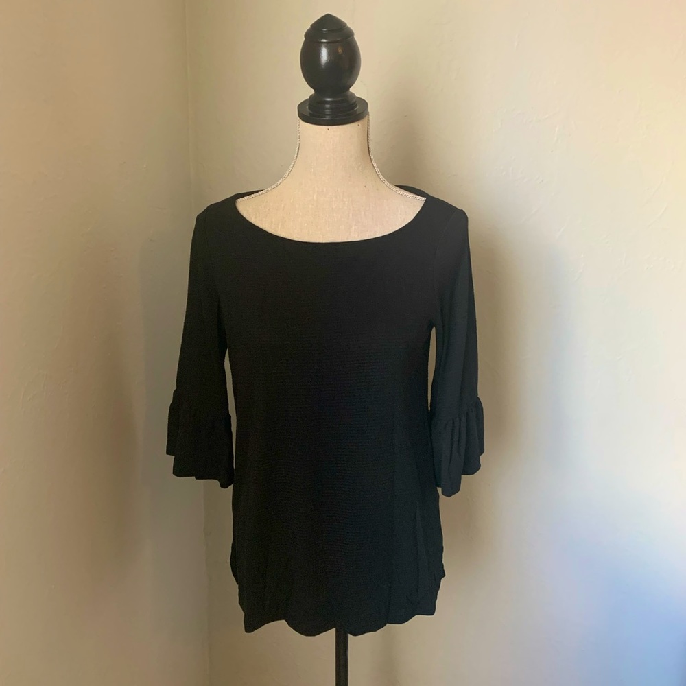 ** FINAL MARKDOWN ** 
Pleione boatneck three quarter sleeve top size XS
